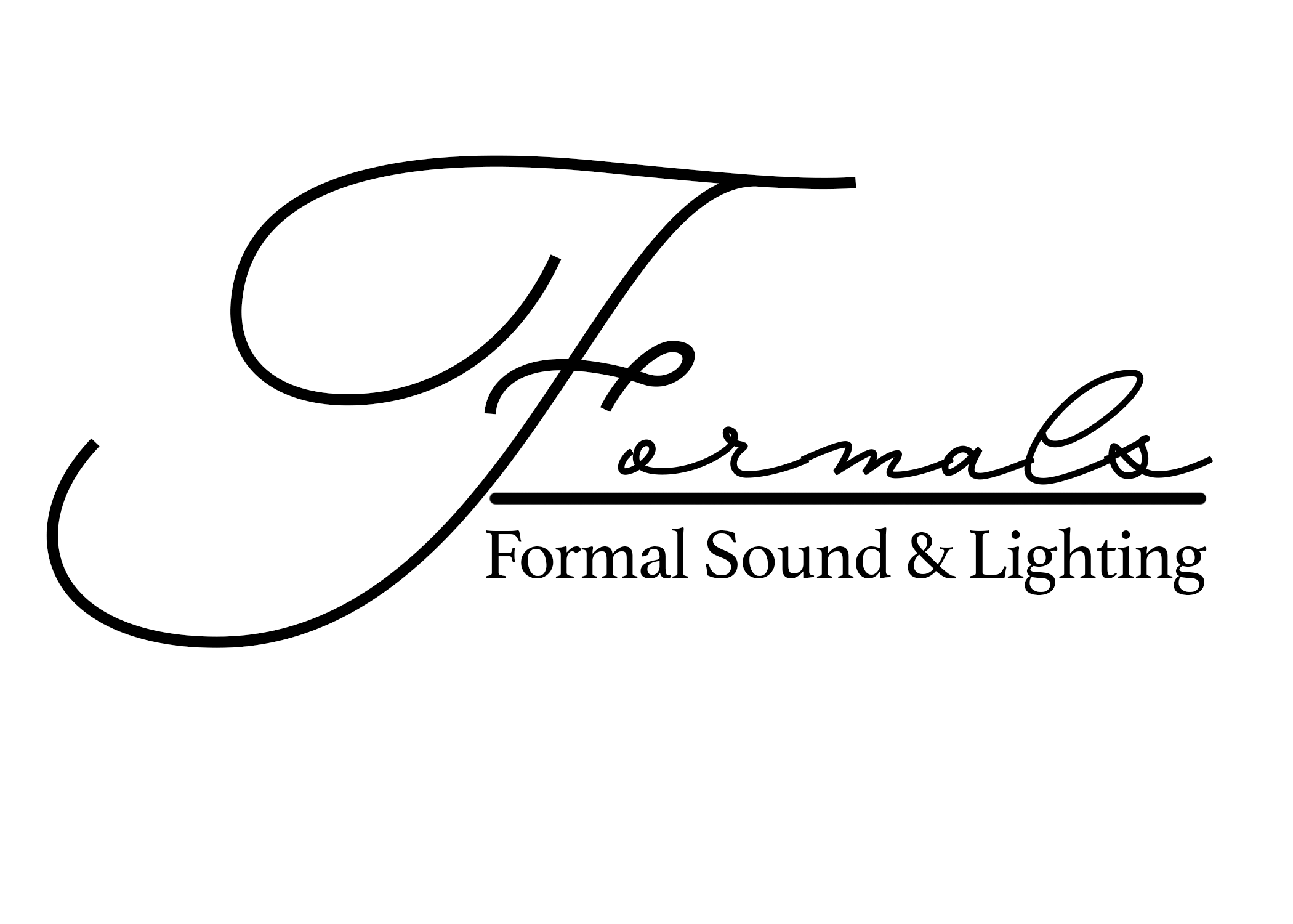 formal sound and lighting